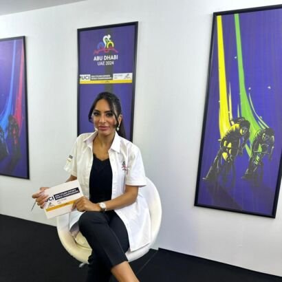 Sawsan Saad in the Union Cycliste Internationale World Championships سوسن سعد في بطولة العالم للدراجات الهوائية