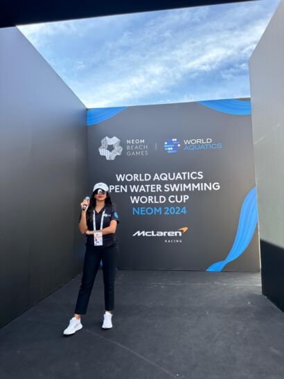 Sawsan Saad in Neom beach Games سوسن سعد في دورة الألعاب الشاطئية في نيوم